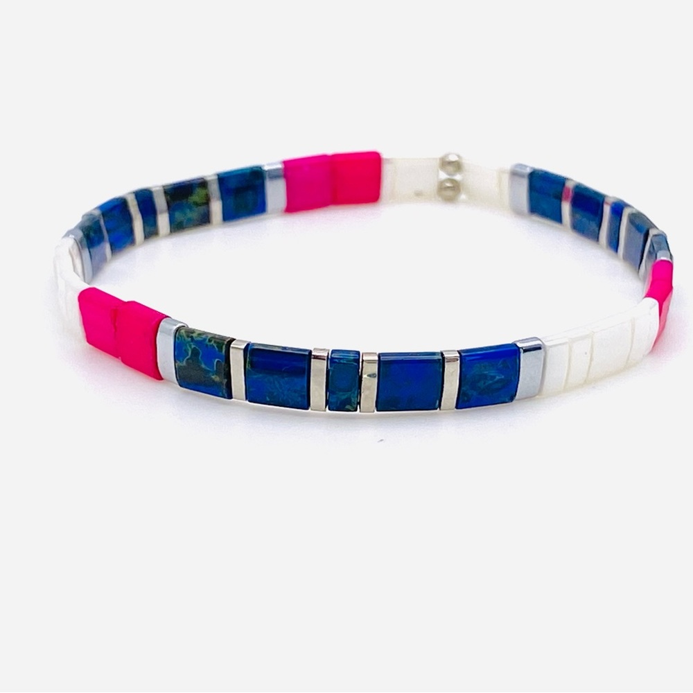 Miyuki Tila Bead Bracelet